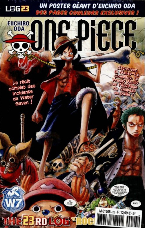 One Piece - Log Books T23 : Rocketman (0), manga chez Hachette de Oda