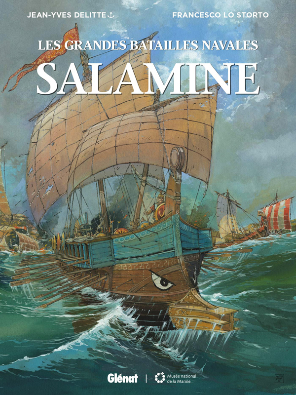 Les Grandes batailles navales T10 : Salamine (0), bd chez Glénat de  Delitte, Lo Storto