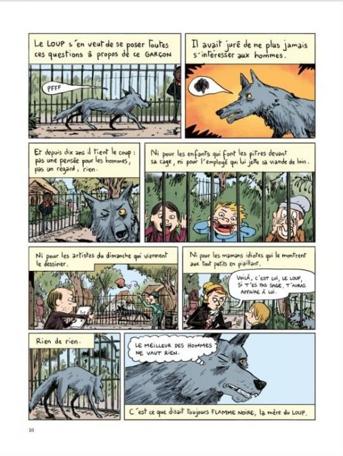 L'Œil du Loup » de Daniel Pennac et Mathieu Sapin, l'exacte () - ActuaBD